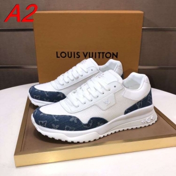 2026新作【Louis Vuitton】チャンキースニーカー レザー×レザー モノグラム ロゴ :white ストリート 