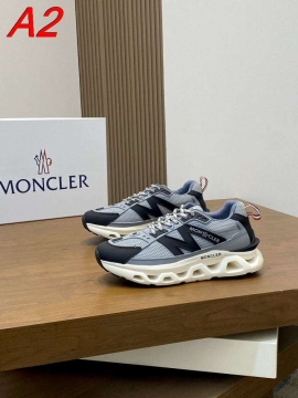 2026新作登場！【Moncler】チャンキースニーカー メッシュ×レザー N字装饰 赤白条纹 :black ストリート 