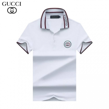 2026 グッチ 夏新着 スリムフィット ポロカラー半袖Tシャツ リラックスオー...