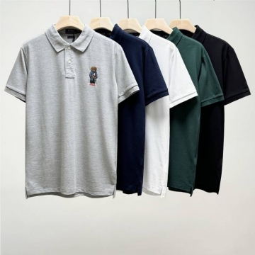 2026 ポロ ラルフローレン 夏新着 ポロカラー半袖Tシャツ ゆったりドロップ...