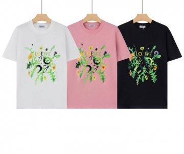 2026 ロエベ 夏新着 スリムフィット クルーネック半袖Tシャツ デイリービジカジカジュアル ブランド コピー