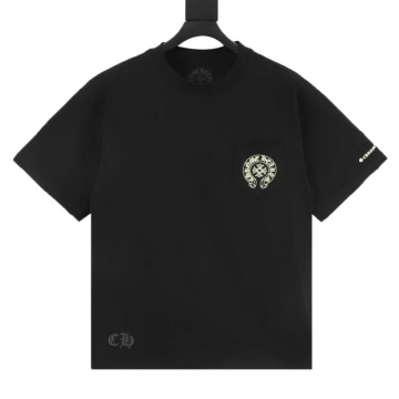 2026 クロムハーツ 夏新着 ホースプリント クルーネック半袖Tシャツ シンプル合わせやすい ブランド コピー