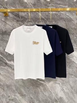 2026 ディオール 夏先行販売 ヴィンテージ クルーネック半袖Tシャツ リラッ...