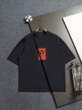 2026 バレンシアガ 夏先行販売 ハイエンドカスタム クルーネック半袖Tシャツ 欧州サイズ大きめ 上質仕 ブランド コピー