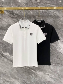 2026 ロエベ 夏新着 ハイエンド ポロカラー半袖Tシャツ 柔らか肌触り型崩れなし ブランド コピー