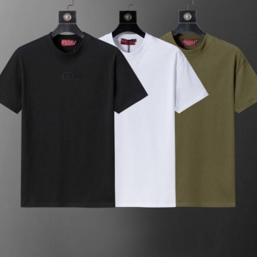 2026 グッチ 夏新着 ベーシック クルーネック半袖Tシャツ デイリービジカジカジュアル ブランド コピー