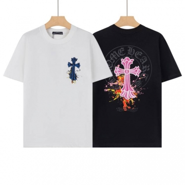 2026 クロムハーツ 夏新着 デイリー クルーネック半袖Tシャツ きめ細かく柔らかな肌触り ブランド コピー