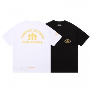 2026 クロムハーツ 夏先行販売 ヴィンテージ クルーネック半袖Tシャツ 欧州サイズ大きめ リラックスオ ブランド コピー
