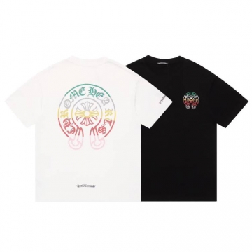 2026 クロムハーツ 夏先行販売 ラグジュアリー クルーネック半袖Tシャツ 欧州サイズ大きめ きめ細かく ブランド コピー
