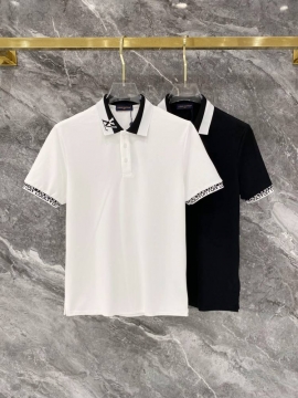 2026 ルイヴィトン 夏新着 ポロカラー半袖Tシャツ 洗濯耐久性抜群 ベーシック 快適フィット ブランド コピー