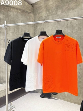 2026 ロエベ 夏先行販売 ハイエンドカスタム クルーネック半袖Tシャツ 欧州サイズ大き シンプル ブランド コピー