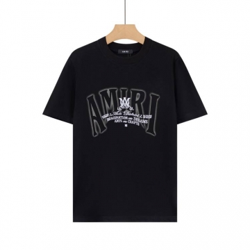 2026 アミリ 夏新着 快適フィット クルーネック半袖Tシャツ デイリービジカジカジュアル ブランド コピー