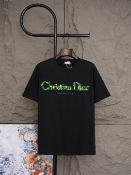 2026 ディオール 夏新着 ベーシック クルーネック半袖Tシャツ シンプル合わ...