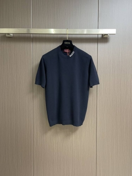 2026 グッチ 夏新着 ジャカードかぎ針編み クルーネック半袖Tシャツ きめ細かく柔らかな肌触り ブランド コピー