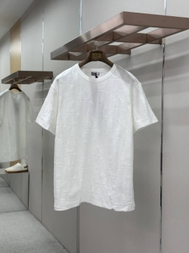 2026 ディオール 夏ニュー バーンアウトエンボス クルーネック半袖Tシャツ デイリー ビジカジ ブランド コピー
