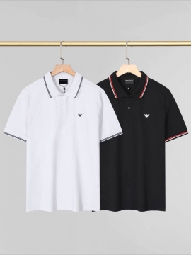 2026 アルマーニ 夏新着 デイリー ポロカラー半袖Tシャツ 柔らか肌触り型崩れなし ブランド コピー