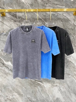2026 バレンシアガ 夏先行販売 ハイエンドカスタム クルーネック半袖Tシャツ リラックスオーバーシルエ ブランド コピー