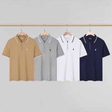 2026 ポロ ラルフローレン 夏新着 ポロカラー半袖Tシャツ 柔らか肌触り型崩...