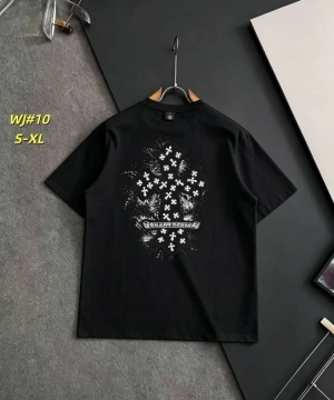 2026 クロムハーツ 夏新着 上質仕立て クルーネック半袖Tシャツ シンプル合わせやすい ブランド コピー