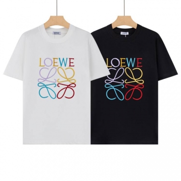 2026 ロエベ 夏新着 ベーシック クルーネック半袖Tシャツ 洗濯耐久性抜群 ブランド コピー