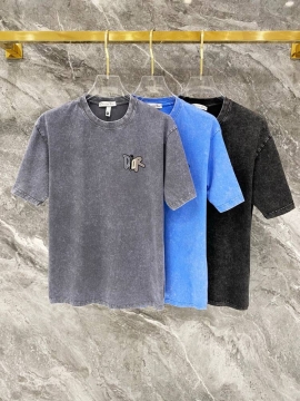 2026 ディオール 夏先行販売 ラグジュアリー クルーネック半袖Tシャツ リラックスオーバーシルエット ブランド コピー