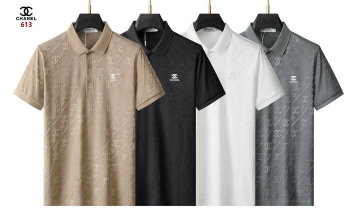 2026 シャネル 夏新着 ラグジュアリー ポロカラー半袖Tシャツ シンプル合わ...