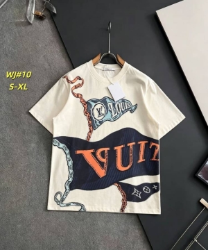 2026 ルイヴィトン 夏新着 ヴィンテージ クルーネック半袖Tシャツ シンプル合わせやすい ブランド コピー