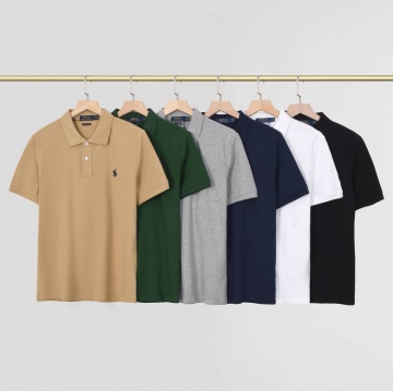 2026 ポロ ラルフローレン 夏コーデ ポロカラー半袖Tシャツ 洗濯耐久性抜群...