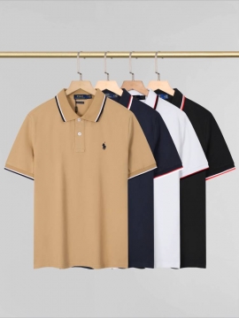 2026 ポロ ラルフローレン 夏新着 ポロカラー半袖Tシャツ 洗濯耐久性抜群 ...