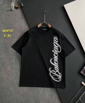 2026 バレンシアガ 夏新着 ラグジュアリー クルーネック半袖Tシャツ シンプ...