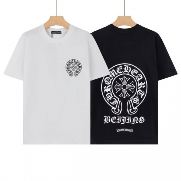 2026 クロムハーツ 夏新着 ヴィンテージ クルーネック半袖Tシャツ きめ細かく柔らかな肌触り ブランド コピー
