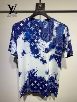 2026 ルイヴィトン 夏新着 シルケットハイエンド クルーネック半袖Tシャツ 洗濯耐久性抜群 ブランド コピー