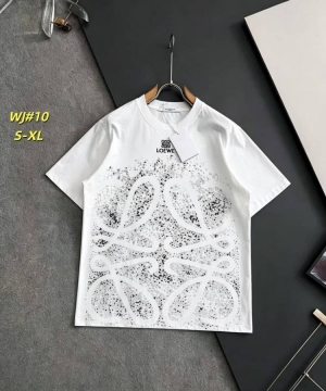 2026 ロエベ 夏新着 上質仕立て クルーネック半袖Tシャツ 洗濯耐久性抜群 ブランド コピー
