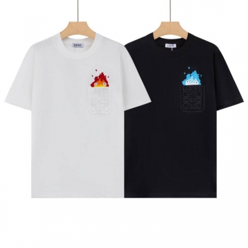 2026 ロエベ 夏新着 無地 クルーネック半袖Tシャツ シンプル合わせやすい ブランド コピー