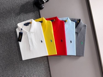 2026 ポロ ラルフローレン 夏新着 ポロカラー半袖Tシャツ きめ細かく柔らか...