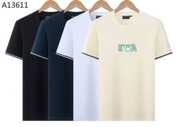 2026 アルマーニ 夏新着 快適フィット クルーネック半袖Tシャツ きめ細かく柔らかな肌触り ブランド コピー