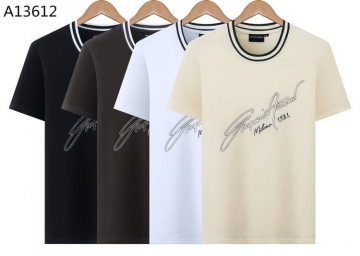 2026 アルマーニ 夏新着 ヴィンテージ クルーネック半袖Tシャツ デイリービ...