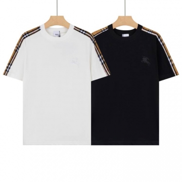 2026 バーバリー 夏新着 スリムフィット クルーネック半袖Tシャツ 洗濯耐久性抜群 ブランド コピー