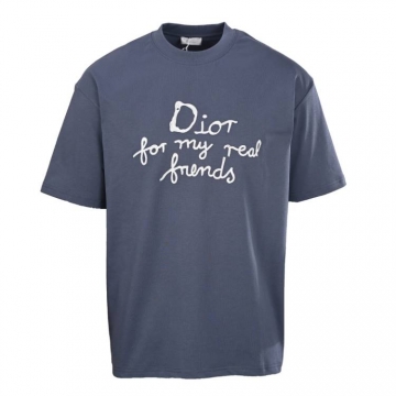 2026 ディオール 夏限定 刺繍 クルーネック半袖Tシャツ きめ細かく柔らかな肌触り ブランド コピー