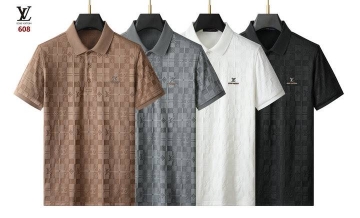 2026 ルイヴィトン 夏新着 ポロカラー半袖Tシャツ 洗濯耐久性抜群 デイリー...