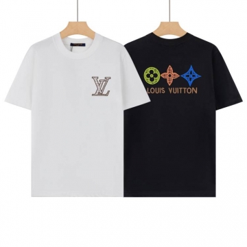 2026 ルイヴィトン 夏新着 無地 クルーネック半袖Tシャツ 柔らか肌触り型崩れなし ブランド コピー