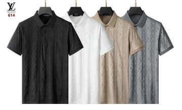 2026 ルイヴィトン 夏新着 ポロカラー半袖Tシャツ 柔らか肌触り型崩れなし ...