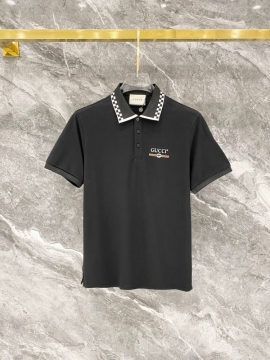 2026 グッチ 夏新着 快適フィット ポロカラー半袖Tシャツ 柔らか肌触り型崩...