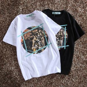 2色可選希少性の高い 流行っている OffWhite オフホワイト半袖Tシャツ