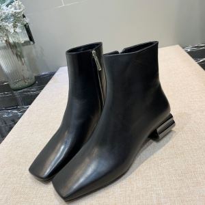 着心地もなめらかで快適 2色可選 バレンシアガ BALENCIAGA 2020トレンドカラー秋冬セール レザーブーツ とにかく完璧ブランド新作