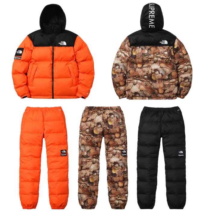 愛らしさ抜群Supreme x TNF The North Face FW16 Jacket ダウンジャケット チノパン 3色可選 男女兼用
