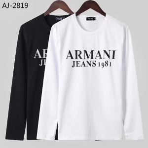 2色可選 長袖Tシャツ アルマーニ ARMANI【2020秋冬トレンド】押さえておきたい 支持率が高い秋冬最新作