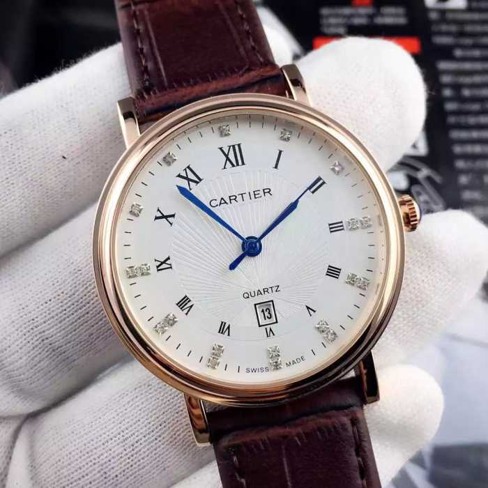 2020 CARTIER カルティエ人気商品登場 輸入 クオーツ ムーブメント 40mm 男性用腕時計 4色可選
