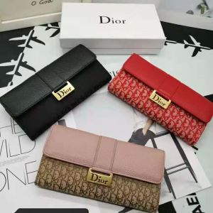とにかく完璧ブランド新作 ディオール DIOR 秋服コーデ2020年版 3色可選 財布ウォレット大胆なチェックの人気トレンド