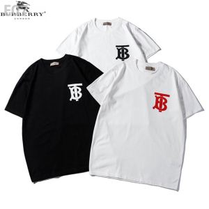 目を引く存在感抜群 3色可選 魅力的な今年らしい Tシャツティーシャツ 切りっぱなしデザインバーバリー BURBERRY